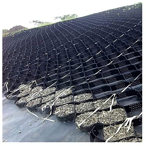 Geo Grid - Rejilla de grava de 2 pulgadas disponible en 3 pies a 33 pies, rejilla de suelo duradera para calzadas, caminos y espacios al aire libre, solución de clasificación resistente