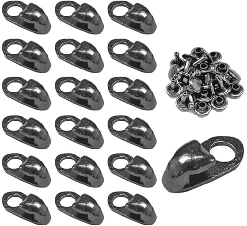 YIPFEN 20 ensembles Crochet chaussure randonnée, Crochet lacet chaussure, Boucles pour lacets de chaussures pour roller chaussures de travail aménagement escalade sp
