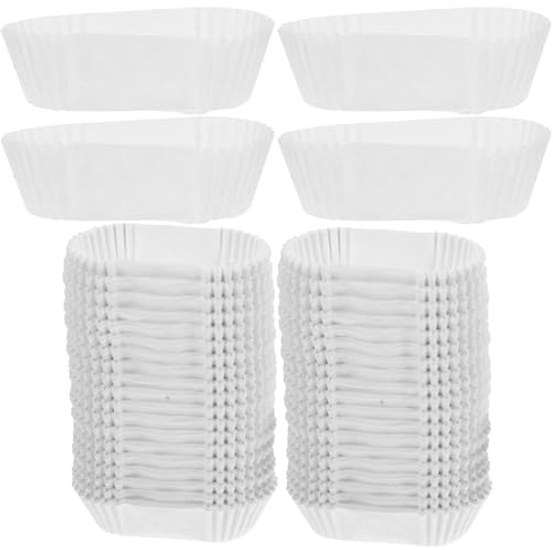 DOITOOL 1000 Pirottini di Carta Rettangolari Antiaderenti per Muffin – per Compleanni e Matrimoni Resistenza alle Alte Temperature