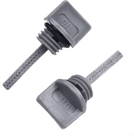 2 tapas de llenado de aceite con varilla de medición compatibles con Honda para gx120 GX140 para piezas pequeñas de motor gx200 (18 mm)