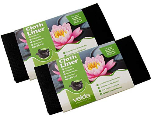 velda Cloth Planting Basket Liner 60 x 60cm (2 Pack)