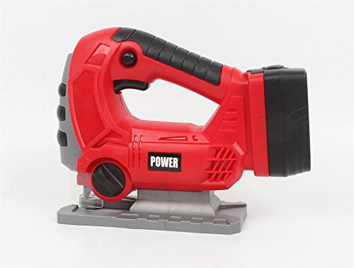 Vinsani Kids Jigsaw Set Toy Electronic Cordless Press JIgsaw Pretend Play Construction DIY Toy Set