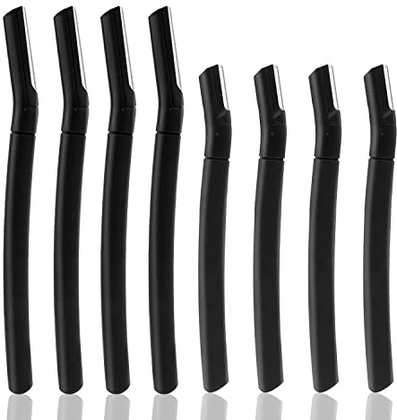 Sunuly Eyebrow Razor, Dermaplane Face Razors for Women Facial Hair, Eyebrow Shaver(8 Count), Peach Fuzz Removal, Dermaplaner to Exfoliate and Refresh the Skin