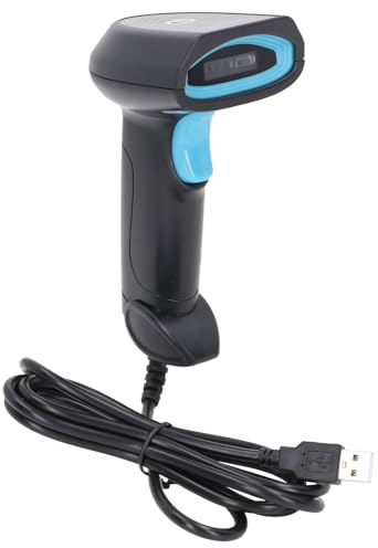 USB-verkabelter 1D-Barcode-Scanner, CCD-Barcode-Leser mit Hoher Genauigkeit für Supermarktlager