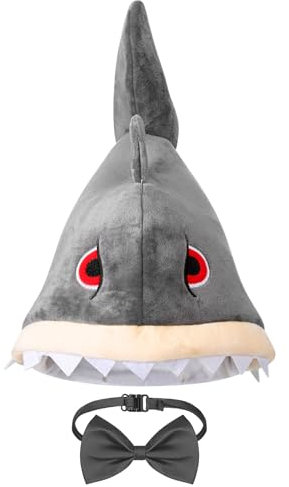 SATINIOR Verstellbares Kostüm Zubehör Lustige Mütze mit Fliege für Damen Herren Erwachsene Halloween Weihnachten Ostern Party Dekoration Kostüm