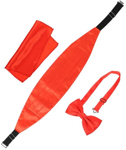 PACKOVE 30 Stk Kummerbund für Herren Herrengürtel quadratische Fliege Gürtel für Kleid Anzug