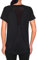 Wayleb Sportshirt Damen Kurzarm V-Ausschnitt Fitness T-Shirt Oberteile Einfarbig Laufshirt Back Mesh Leichtes Atmungsaktiv Shortsleeve Gym Yoga Top, Schwarz XL