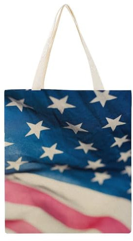 AILLOSA Damen-Shopper Groß Umhängetasche Damen Shopper Tote Bag Handtasche Schultertaschen Fashion Stofftasche für Alltag Arbeit Büro Schule Flag-27