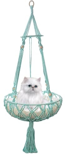 Cama de pared para gatos - Hamaca para gatos de para ventana | Cama Hamaca de , Hamaca de dormir de materiales naturales para gatos, para techo, balcón y dormitorio
