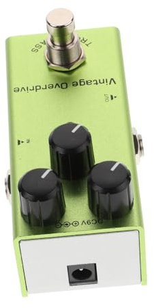 HEMOTON Pedal De Efectos Para Guitarra Eléctrica Mini Medidor De Potencia Pedal De Distorsión Analógico Para Practicar Casa