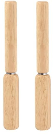 Fangxuee 2-Teiliger Eispickel mit Sicherheitsabdeckung - Eispickel Aus Edelstahl zum Eisbrechen, Eisformer mit Holzgriff für Barkeeper