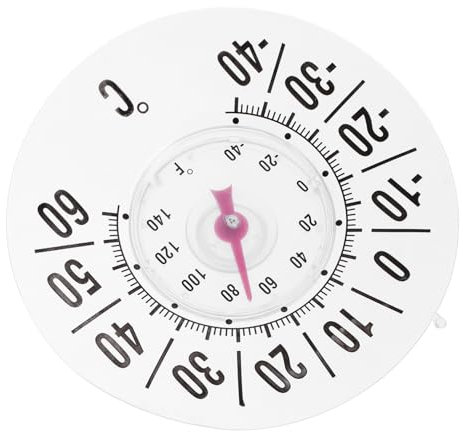 Happyyami Hochpräzises Fensterthermometer Mit Saugnapf Tragbar Für Innen Außenbereich Geeignet Für Babyzimmer Wohnräume Garten Genaues Haushalts-zimmerthermometer