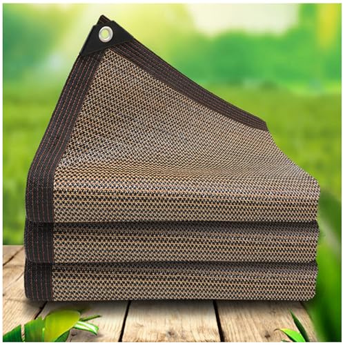 RDIAYDN Telo Ombreggiante, Tenda Parasole per Esterni, Patio Esterno Parasole Vela Baldacchino, Traspirante Copertura in Tessuto Occhiellato Tenda Parasole per Esterni,6x6m