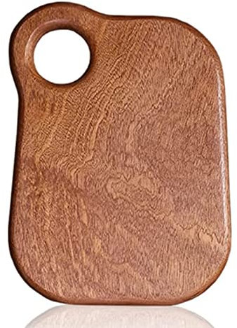 HADECOLL Hölzerne Hackblöcke Für Den Haushalt, Mehrzweck-Schneidebrett, Groß, Dick, Wendbar, Metzgerblock, Werkzeug Zum Schneiden Von Fleisch, Knochen Und Gemüse, 32,3 X 17 cm, Holz, 21,1 X 16 cm