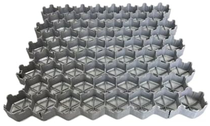 Stabilisateur d'allée en Plastique, Tapis de Gravier, Base de Gazon, for abri de Jardin, for aménagement paysager en Pente, parkings(Color 1,4cm-4 Pieces)