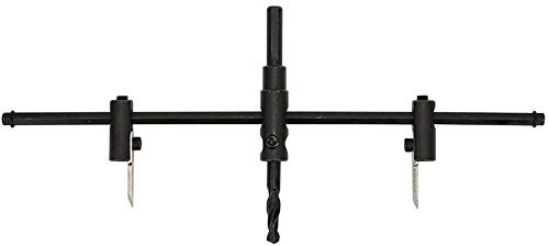 BRRNOO a Tazza Regolabile, a Tazza Regolabile 30-200 Mm a Nera Set di Punte Trapano a per Legno, Strumento per la Lavorazione del Legno Fai-te per Compensato di Plastica in Gesso