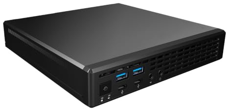 ASRock Jupiter X300 Mini-PC Barebone, AM4, DDR4 till 64 GB, 2,5 tums HDD & SSD, HDMI, USB-C, svart