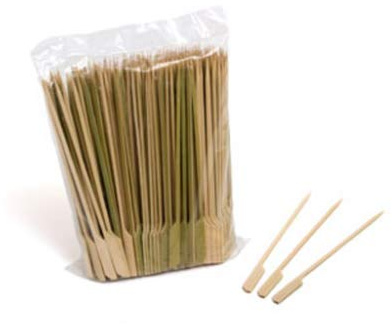 100 18cm Bamboo Teppo Gushi Japanese Skewers Gun Shaped