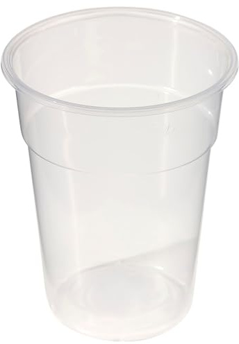 CATERPACK BY ROBINSON YOUNG Plastic Tumblers 1 Pint, Clear Plastic Party Cups, Disposable and Recyclable, 50 Pack