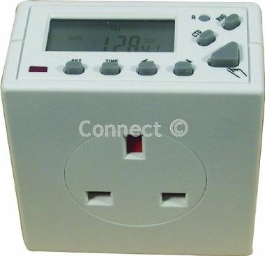 Time Guard 24Hr/7 Day electronic timeswitch Plug in control for 13A (3KW) appliances and lamps 24Hr/7Day electronic timer ( Plug in control for 13A (3KW) appliances and lamps - Timeguard products)