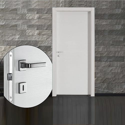Porta BIANCO 3 D matrix con telaio e mostre WATER RESISTENT (90x210 Sinistro)