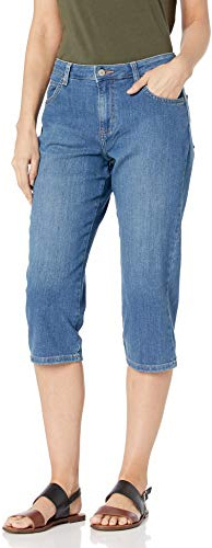 Lee Women's Relaxed Fit Capri Pant, Soar, 4