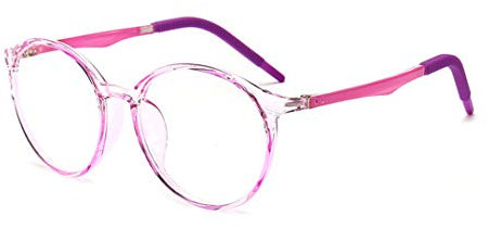 Tofox Anti Lumière Bleue Lunettes enfant Ordinateur lunettes Anti-Fatigue oculaire Blocage UV