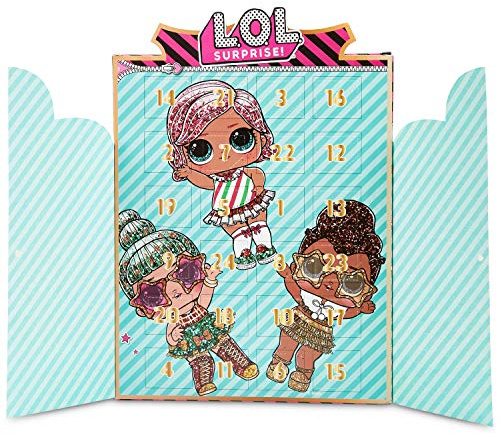 L.O.L. Surprise! Calendrier de L'avent Bijoux 2024 Fille, Bijoux de l'Avent pour Enfants