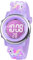 Vicloon Reloj Digital de Pulsera, Luz Intermitente LED de 7 Colores, Reloj Multifunción de Unicornio, para Niños de 3 a 12 años - Morado Claro