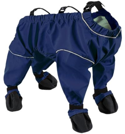 ＡＷＨＡＯ Hosenträger Hundestiefel Pfotenschutz wasserdichte Schutzschuhe für Hunde Hundeschuhe Leggings Stiefel zum Laufen Alle Jahreszeiten, S