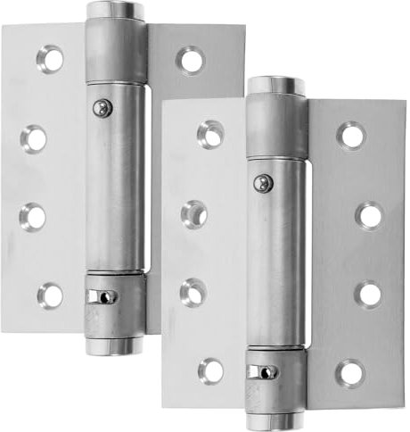 Charnière à roulement, charnière de porte lourde Lot de 2 charnières d'armoire, ferme-porte automatique, ressort de garage, ouverture de placard, charnière de porte à fermeture automatique