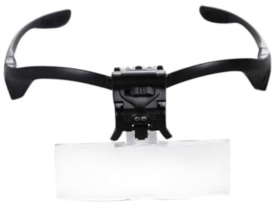 Didiseaon Lampe De Vanité Lampe Loupe Led -tête Portable Amplificateur Frontal Lumineux Et Facile À Installer Pour Les Artistes