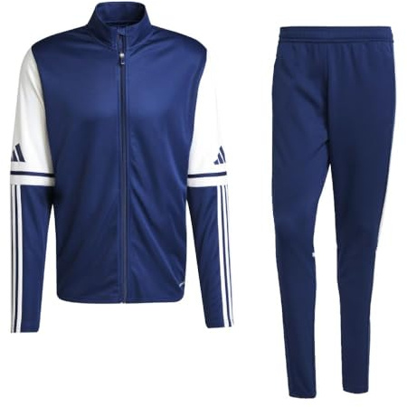 Addias Trainingsanzug Herren Marine weiß Squadra 25 Gr/3XL - Sportbekleidung Set