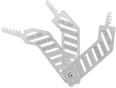 Lock Picking Tool Set, Lockpicking Tool, Professionelles Schlosspicking-Set für Praxis- und Notfallsituationen, kompaktes und tragbares Design, Ideal für Schlosser-Enthusiasten und Anfänger