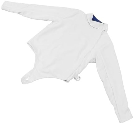 Chaqueta de Esgrima de los Niños, Chaqueta de Uniforme de Cerca de la Valla Anti -punción Diseño Exquisito Que Es Transpirable para el Ejercicio (46)
