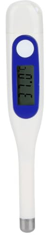 Zerodis Professionelles Veterinärthermometer für Haustiere, Digitales LCD-Tierthermometer, Wasserdichtes Haustierthermometer für Rinder, Schafe, Pferde, Schweine und Hunde