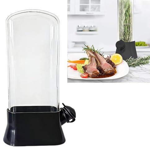 syiyunran Recipiente Conservador De Hierbas Contenedor Frescas Almacenamiento Refrigerador Herb Keeper Fridge Perejil Almacenar Verduras - Negro, 1 Unidad, para Cilantro, Hoja y Alimentos Similares