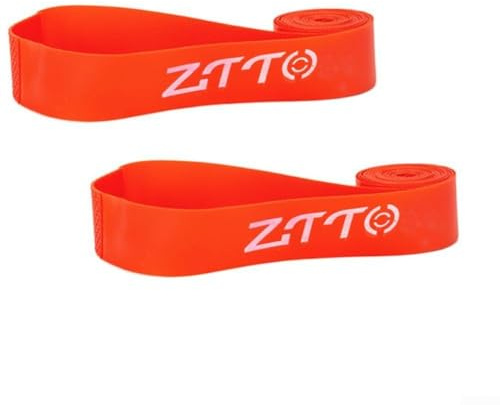 Bande de jante pour roues de vélo, bande de jante en PVC sans chambre à air, 10 m, protection anti-crevaison, résistante à l'usure et légère, cyclistes et navetteurs (26 rouge)