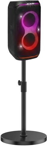 Lautsprecherständer für JBL PartyBox 110/120/130/310/320/330 Ständer, höhenverstellbar 24,4 Zoll–32,3 Zoll, Stabiler Surround-Lautsprecherständer für JBL PartyBox Ständer, bis zu 57 Pfund, 1 Stück