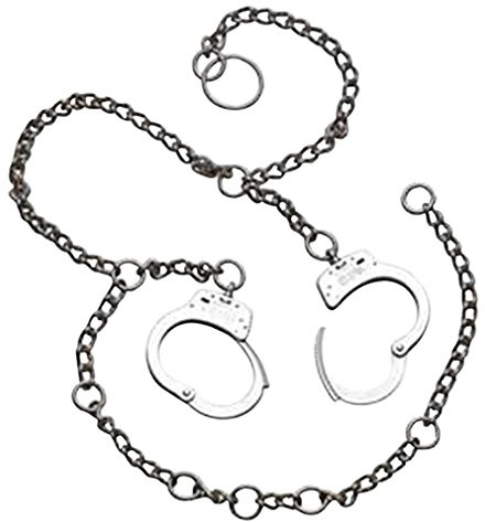 S&W 1800 Waist Chain, Hands at HIPS Handschellen mit Hüft-Kette inkl. 2 Schlüsseln