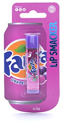 Lip Smacker - Coca-Cola Collection - Grape Fanta Lip Balm for Kids - Fanta Grape Flavour - Sweet Gift for Your Friends - Single Blister Pack