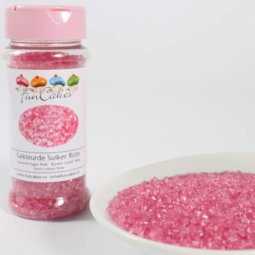 FunCakes G42615 Bunter Zucker Rosa 80 g