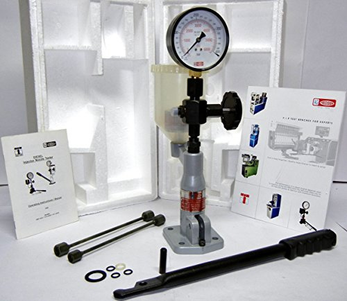 Diesel Einspritzdüse Pop Tester mit Glycerin gefüllt, schwere Pflicht, 400 bar & PSI Dual-Skala Gauge