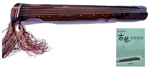 OrientalMusicSanctuary Aged Paulownia Guqin for Performers - 7 String Chinese Zither - INCLUDES INSTRUCTIONAL BOOK BY LI XIANGTING