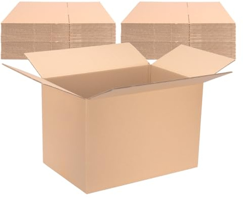 verpacking 100 Faltkartons Versandkartons DHL Kartons 600 x 400 x 400 mm, KK-107, 2-Wellig Karton | variable Höhe bei 200 und 300 mm |