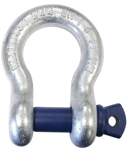 ELLER Schäkel (5 St.) - Harfen-Verschluss Brustbolzen - einfach zu verwenden, aus superfestem Material - Temperaturbereich: -20 bis + 200 °C