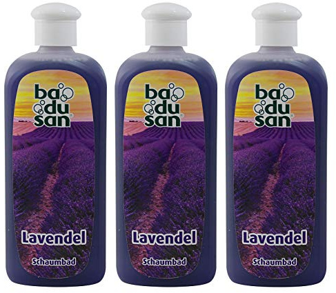 3er Pack Badusan Badezusatz Schaumbad Lavendel 3 x 500 ml