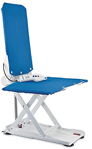 Reclining Bath Lift - Invacare Aquatec Orca Bath Lift - Bathroom Aids & Safety - Blue Covers