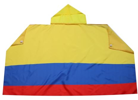 AZ FLAG Cape Colombie 150x90 cm Colombien Polyester Léger | Usage intérieur Cape de supporter Colombia bords cousus et finition légère