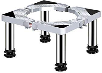 Waschmaschinen-Ständer, robust, 4/8/12 Beine, verstellbar, Trockner, Kühlschrank, Sockel und Rahmen, Länge/Breite 40–65 cm, Klimaanlagen-Basis, Antivibrationsmatte (29–32 cm) (12 Beine, 29–32 cm)